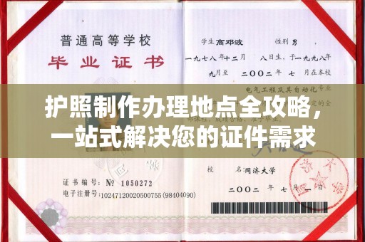 金沙护照制作办理地点全攻略，一站式解决您的证件需求