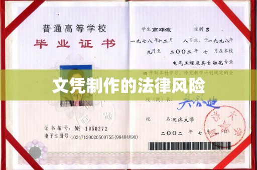 金沙文凭制作的法律风险