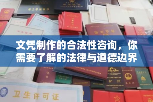金沙文凭制作的合法性咨询，你需要了解的法律与道德边界