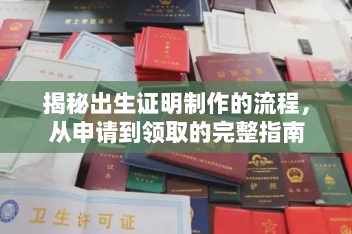 金沙揭秘出生证明制作的流程，从申请到领取的完整指南