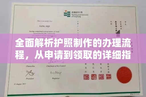 金沙全面解析护照制作的办理流程，从申请到领取的详细指南