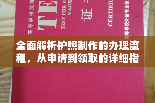 金沙全面解析护照制作的办理流程，从申请到领取的详细指南