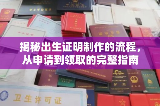 金沙揭秘出生证明制作的流程，从申请到领取的完整指南