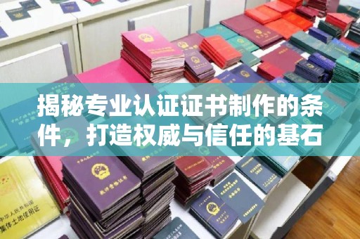 金沙揭秘专业认证证书制作的条件，打造权威与信任的基石