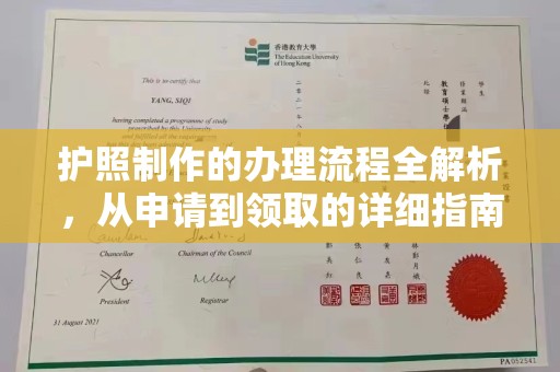 金沙护照制作的办理流程全解析，从申请到领取的详细指南