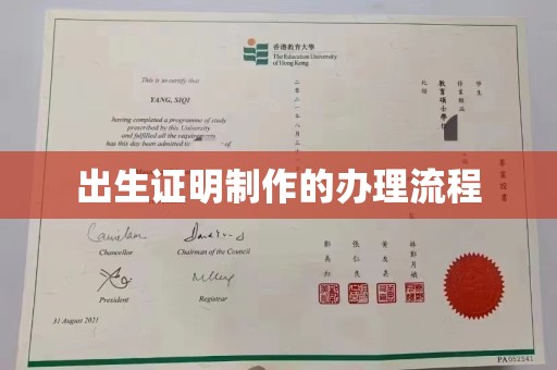 金沙出生证明制作的办理流程