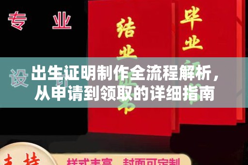 金沙出生证明制作全流程解析，从申请到领取的详细指南